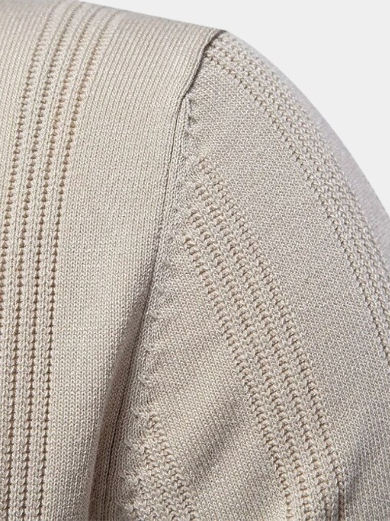 Oliver | Cream Textured Knit Polo