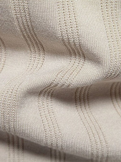 Oliver | Cream Textured Knit Polo