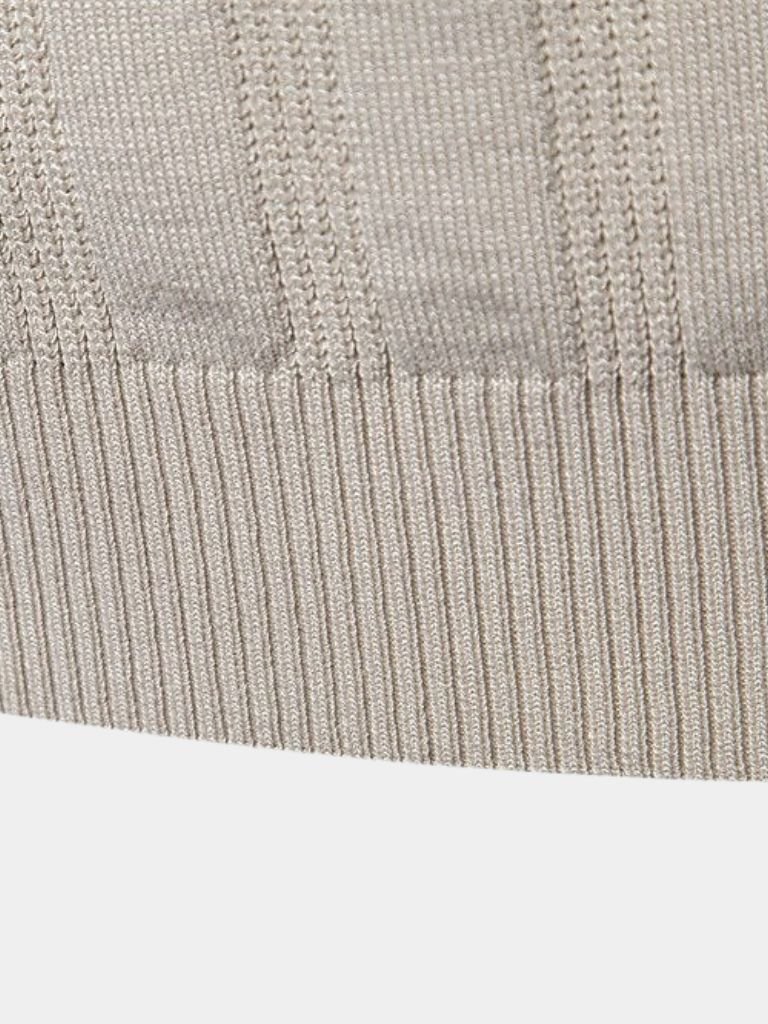 Oliver | Cream Textured Knit Polo