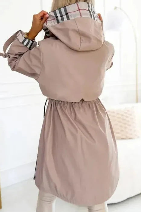 Orla | Zip-Front Hooded Coat