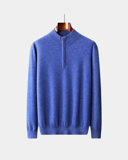 Oscar | Cream Half-Zip Jumper