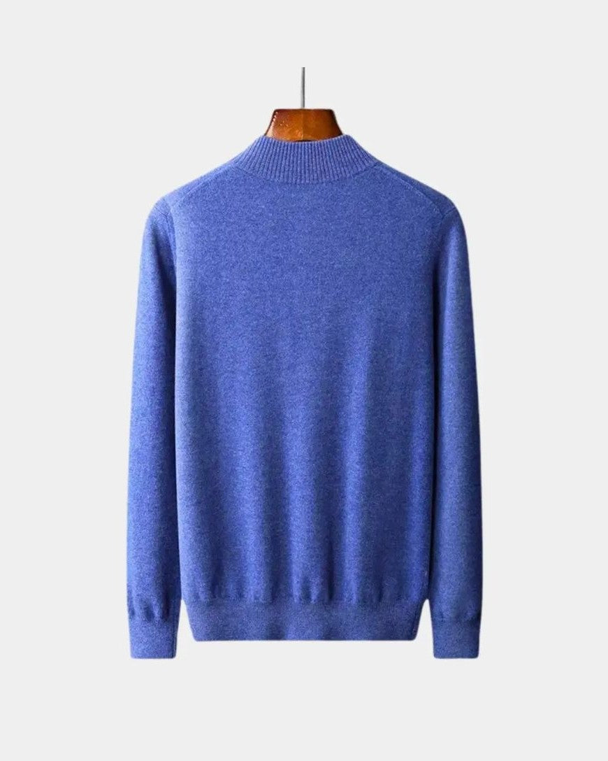 Oscar | Cream Half-Zip Jumper