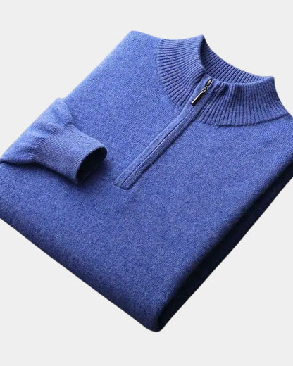 Oscar | Cream Half-Zip Jumper