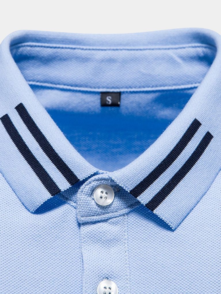 Oscar | Light Blue Classic Polo