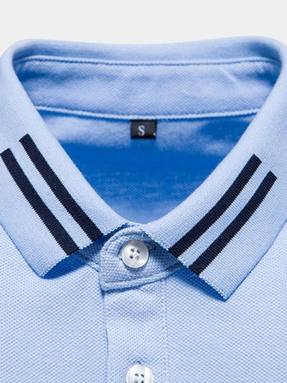 Oscar | Light Blue Classic Polo