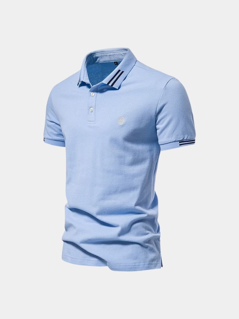 Oscar | Light Blue Classic Polo