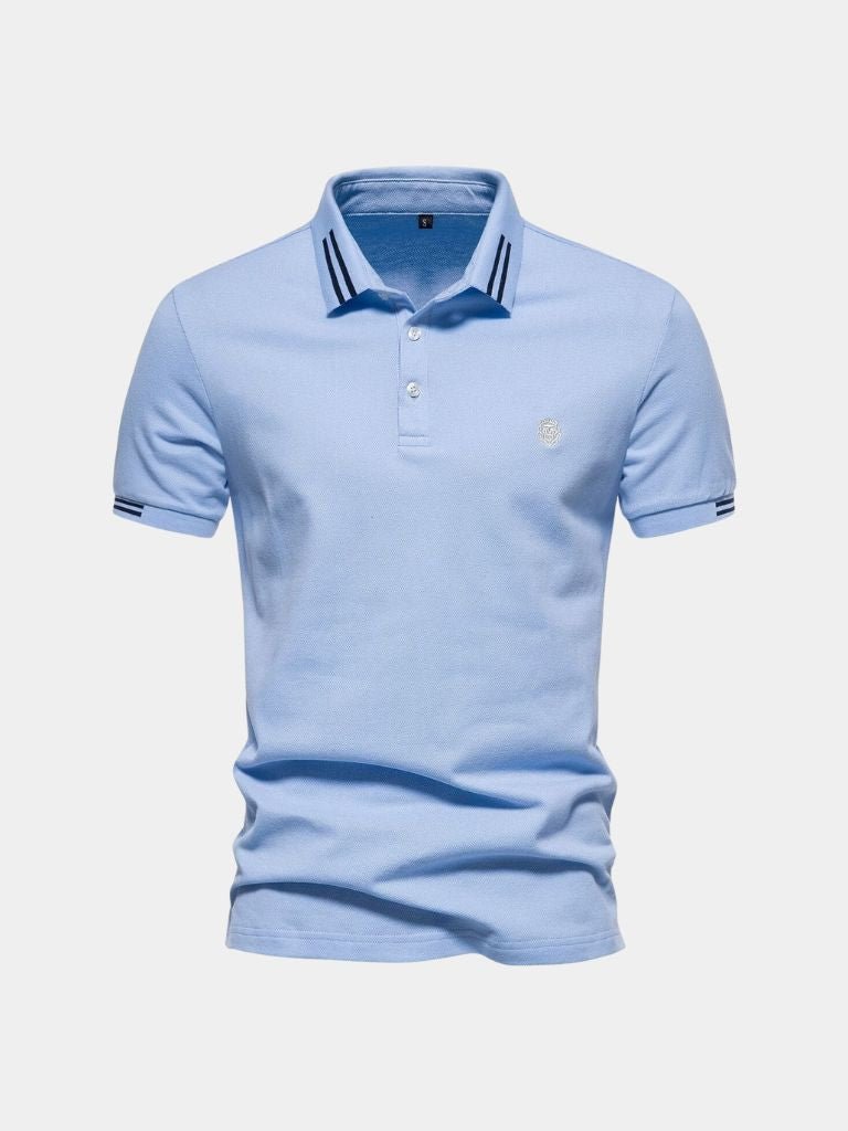Oscar | Light Blue Classic Polo