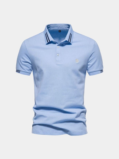 Oscar | Light Blue Classic Polo