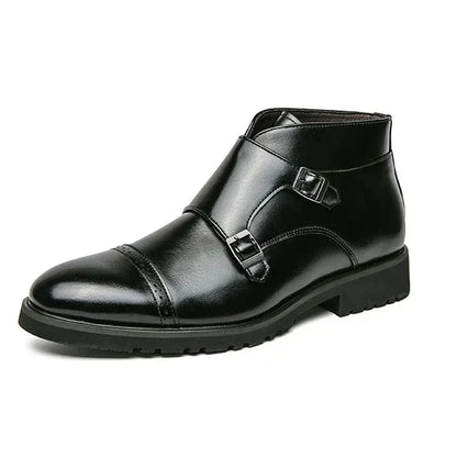 Rex | Brown Double Monk-Strap Boots