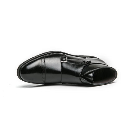 Rex | Brown Double Monk-Strap Boots