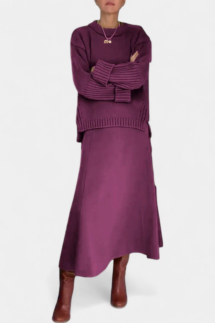 Patricia | Knit Jumper & Maxi Skirt Set