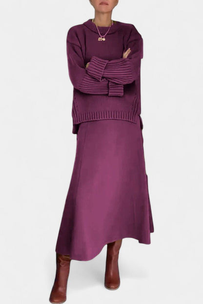 Patricia | Knit Jumper & Maxi Skirt Set