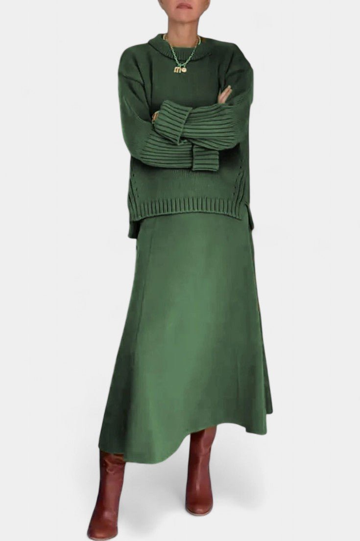 Patricia | Knit Jumper & Maxi Skirt Set