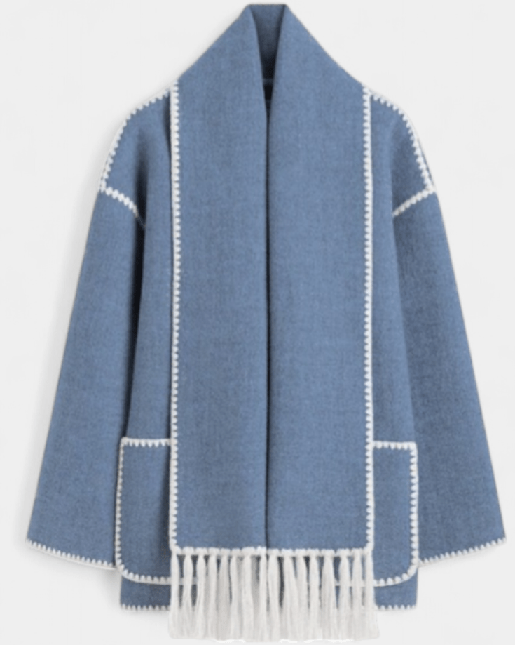 Pauline | Camel Scarf Coat