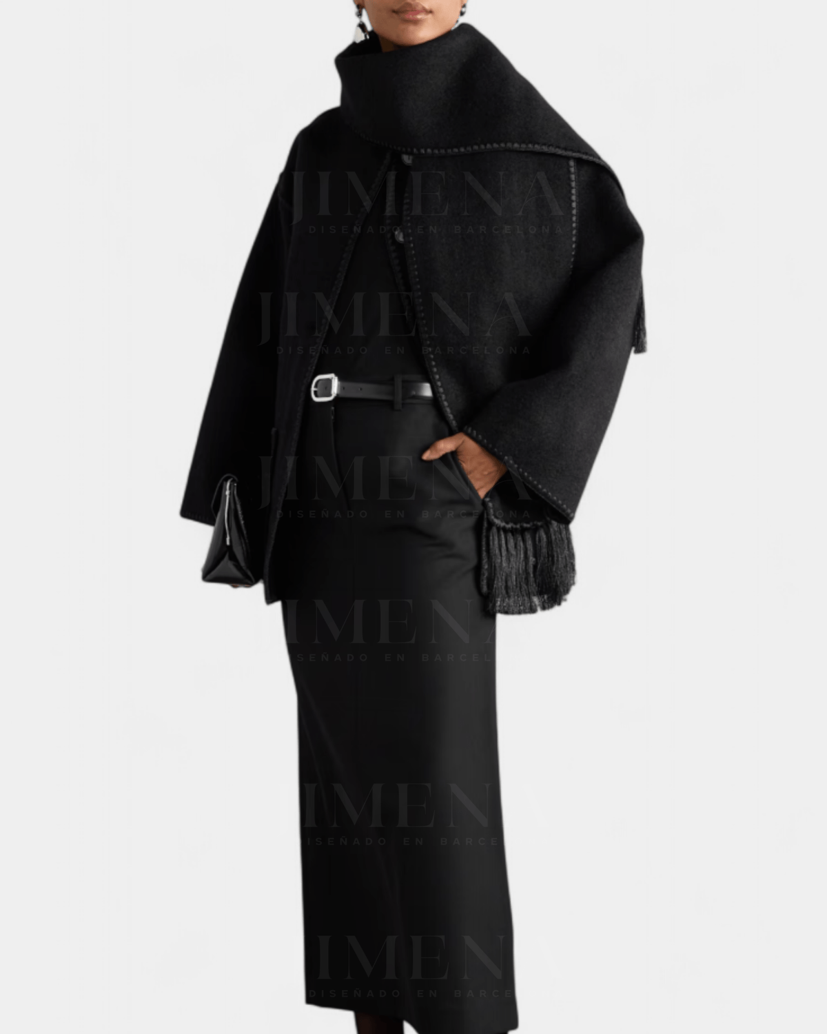 Pauline | Camel Scarf Coat