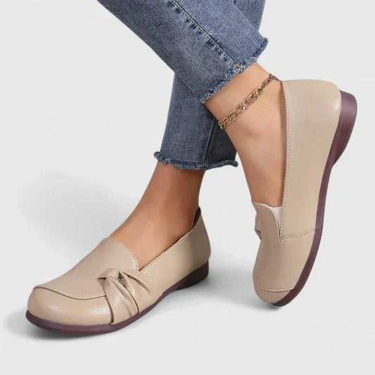 Petra | Beige Comfort Loafers