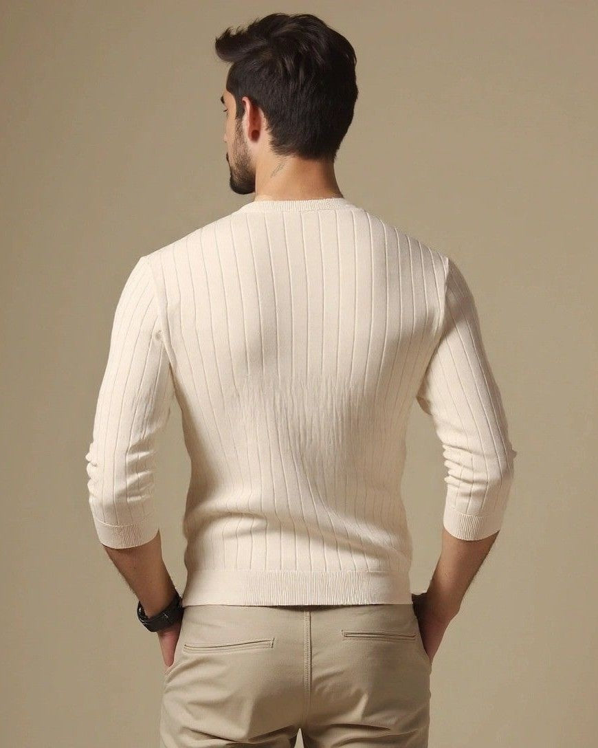 Peter | Black Button Knit Cardigan