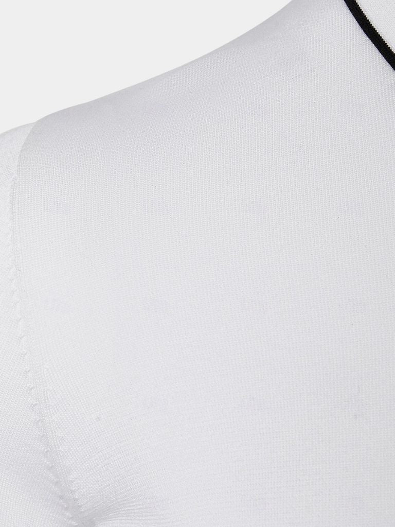 Percy | Long-Sleeve Zip Polo Shirt