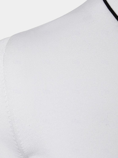 Percy | Long-Sleeve Zip Polo Shirt