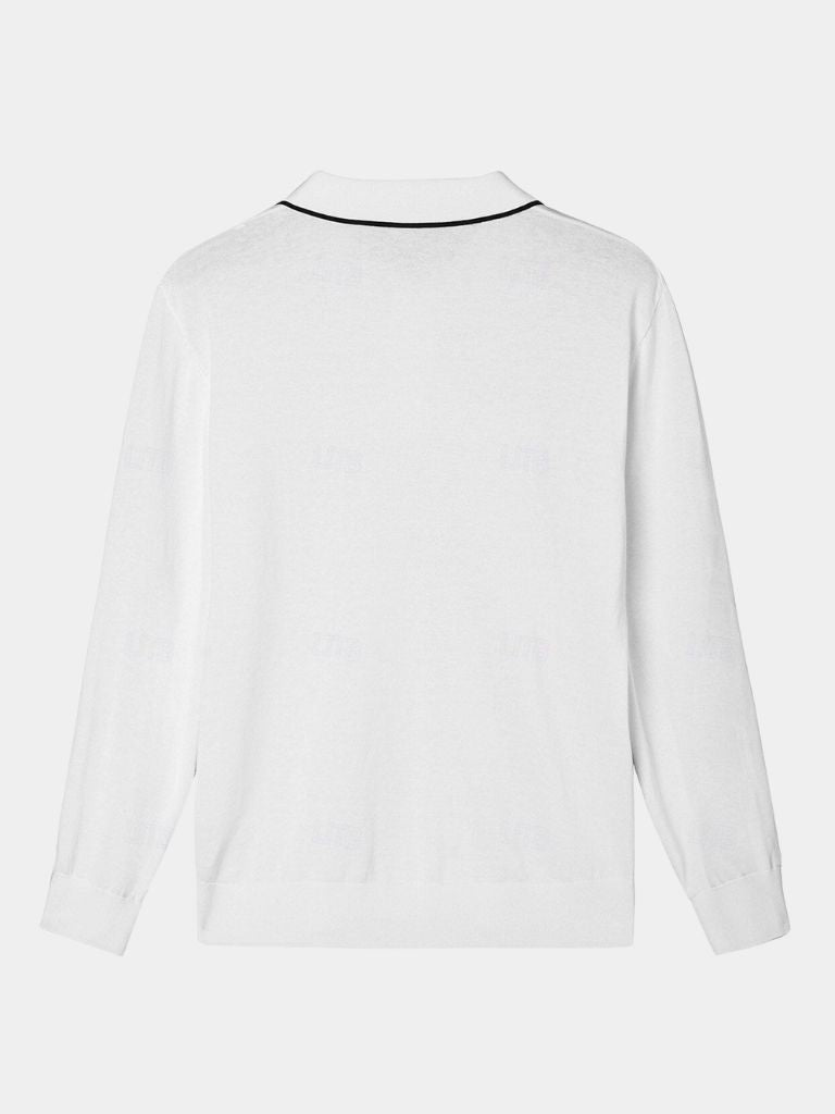 Percy | Long-Sleeve Zip Polo Shirt