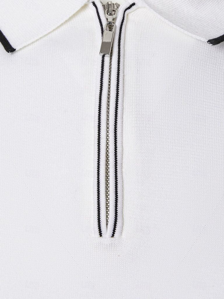 Percy | Long-Sleeve Zip Polo Shirt