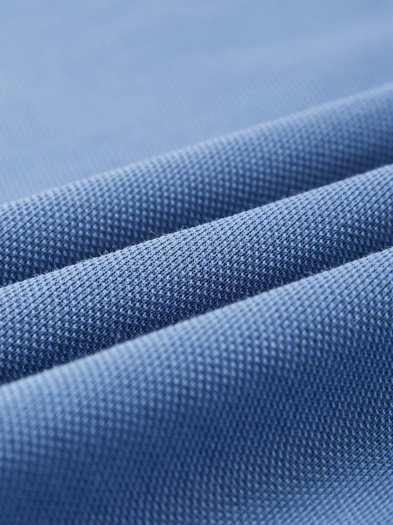 Ross | Blue Quarter-Zip Polo