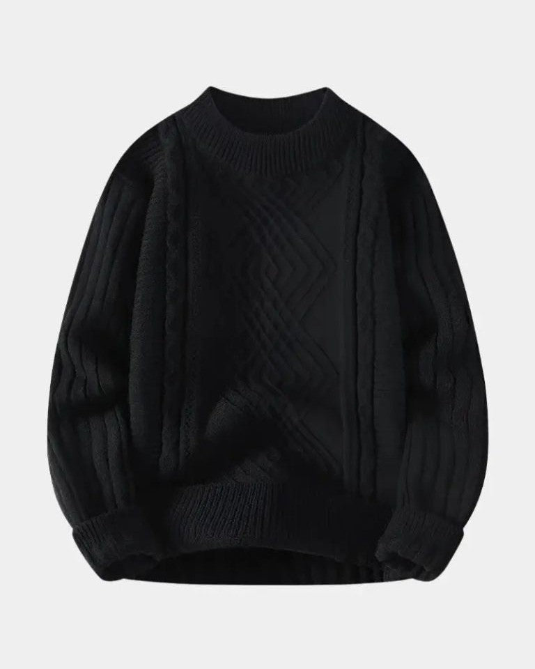 Ross | Cream Cable-Knit Jumper