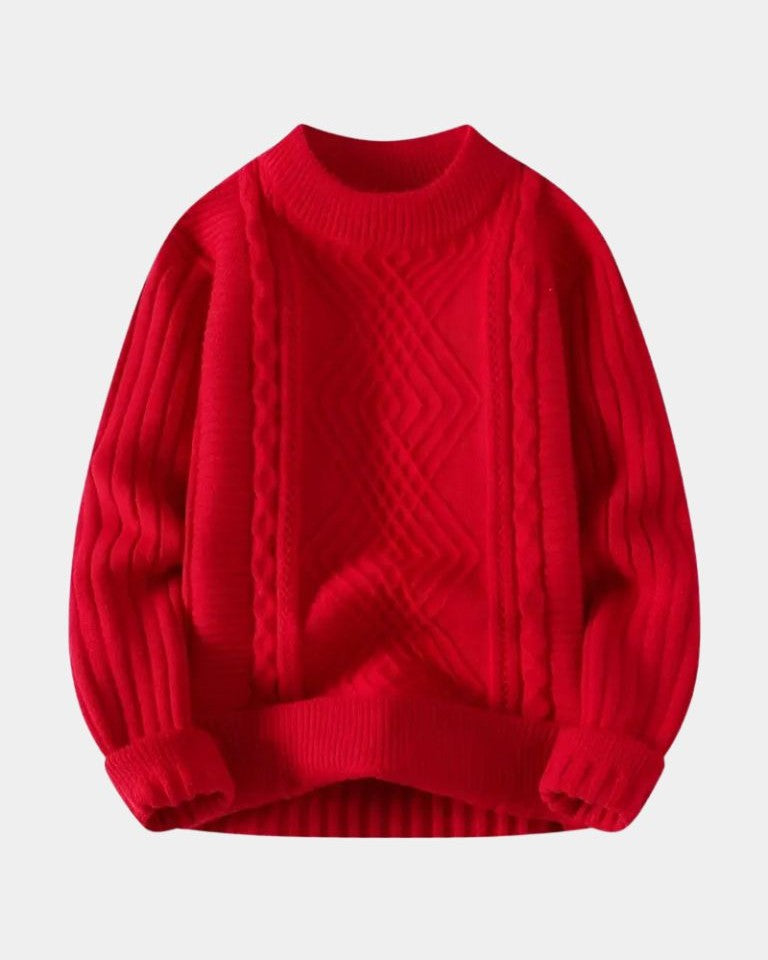 Ross | Cream Cable-Knit Jumper