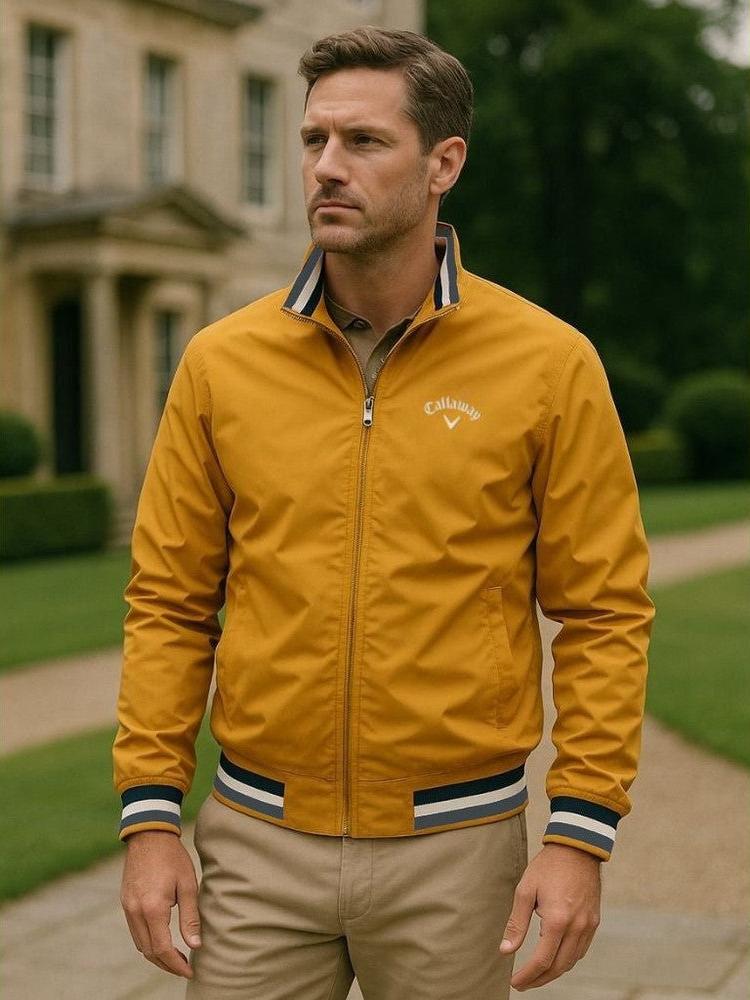 Reginald | Mustard Bomber Jacket