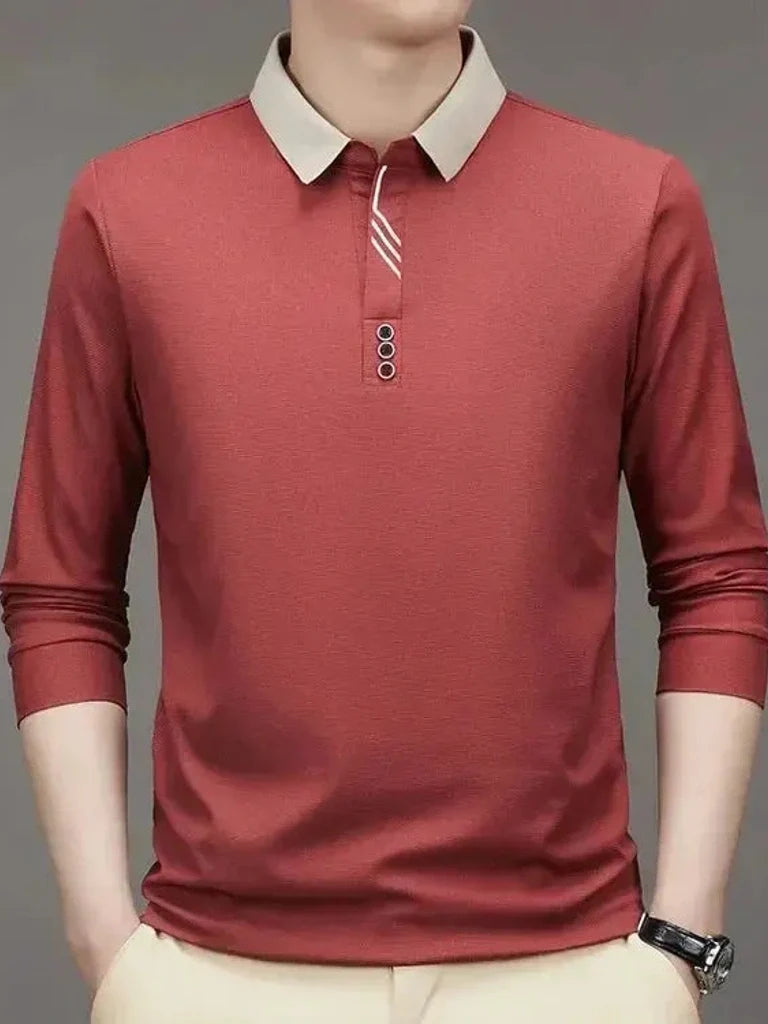 Rhys | Long-Sleeve Polo Shirt