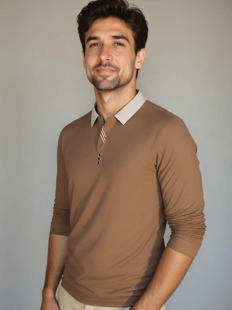 Rhys | Long-Sleeve Polo Shirt