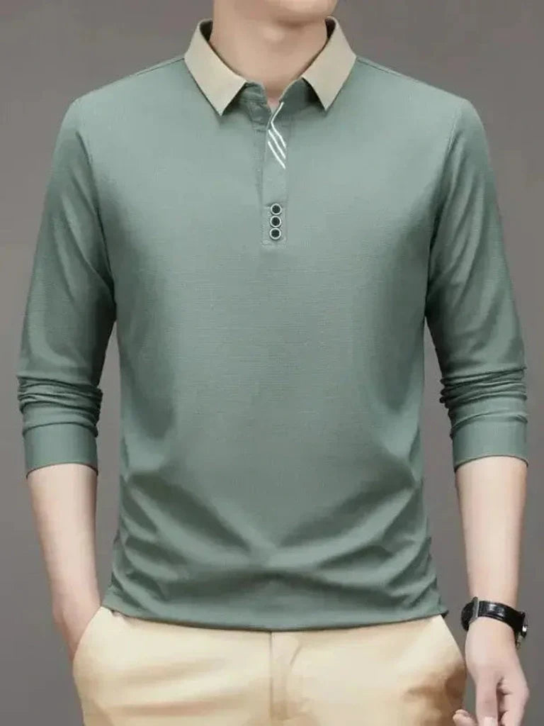 Rhys | Long-Sleeve Polo Shirt