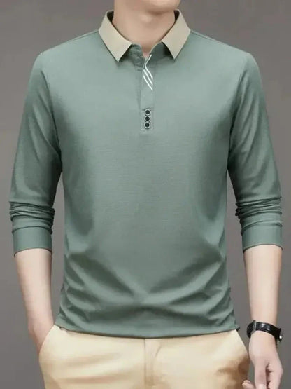 Rhys | Long-Sleeve Polo Shirt