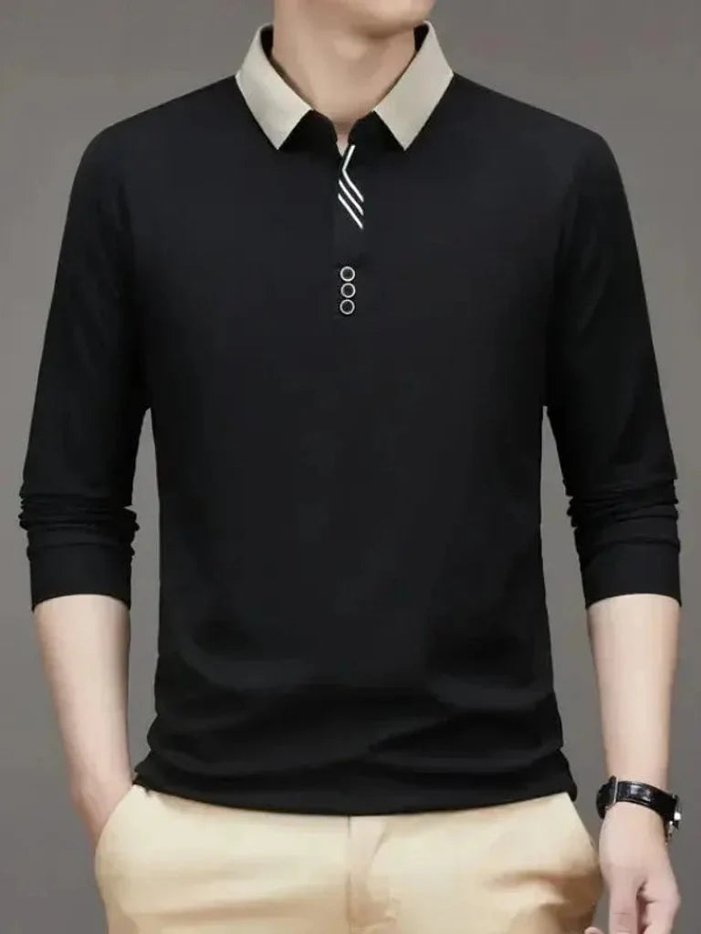 Rhys | Long-Sleeve Polo Shirt