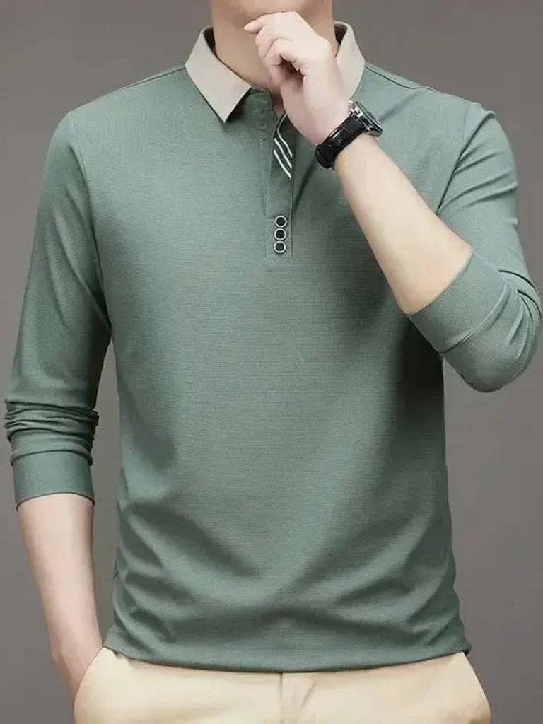 Rhys | Long-Sleeve Polo Shirt