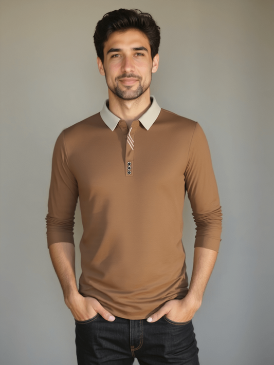 Rhys | Long-Sleeve Polo Shirt