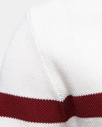 Rhys | Colour-Block Half-Zip Jumper