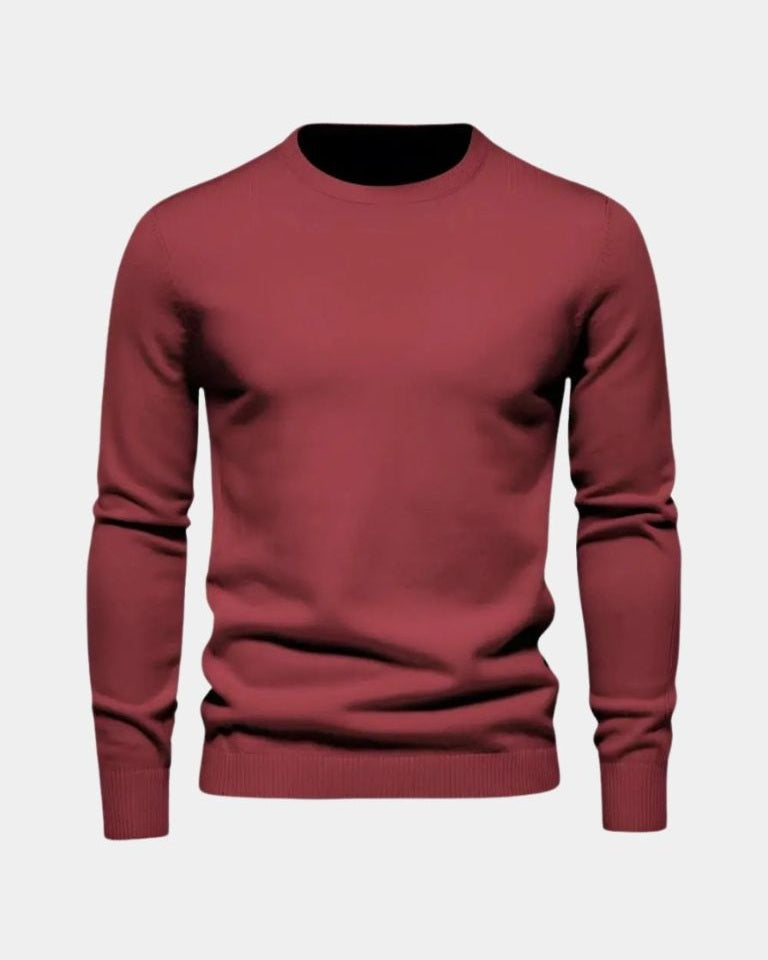 Rhys | Blue Crew-Neck Jumper