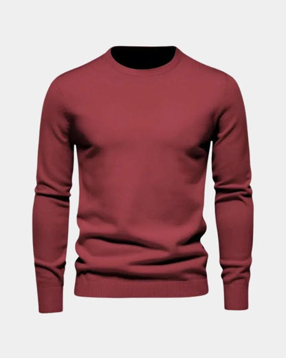 Rhys | Blue Crew-Neck Jumper