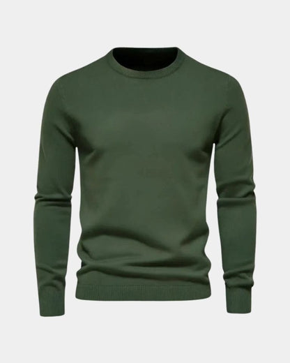 Rhys | Blue Crew-Neck Jumper