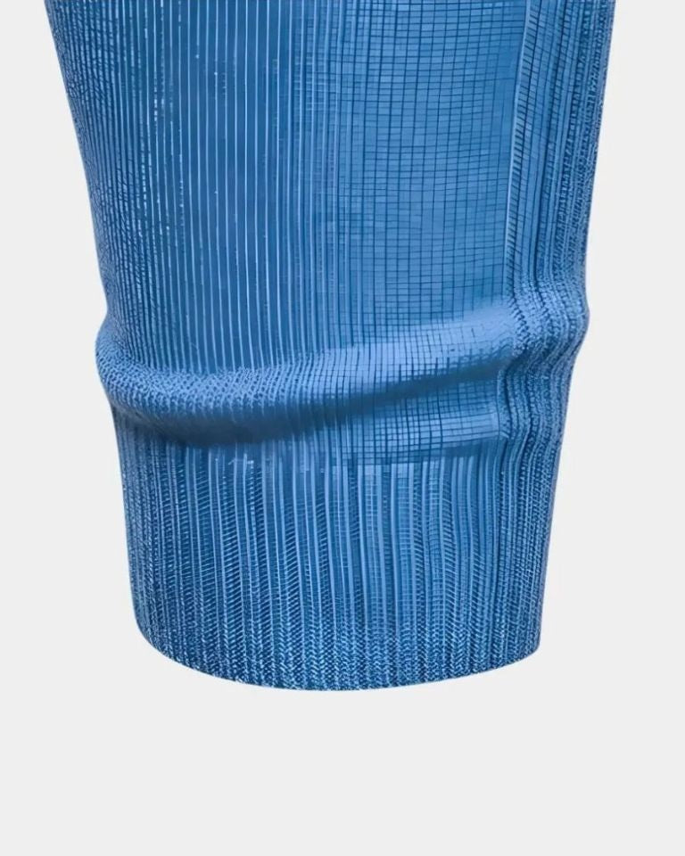 Rhys | Blue Crew-Neck Jumper