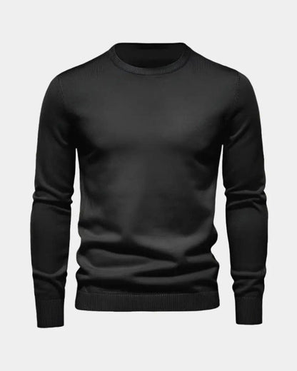 Rhys | Blue Crew-Neck Jumper