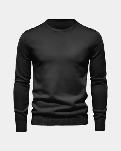 Rhys | Blue Crew-Neck Jumper