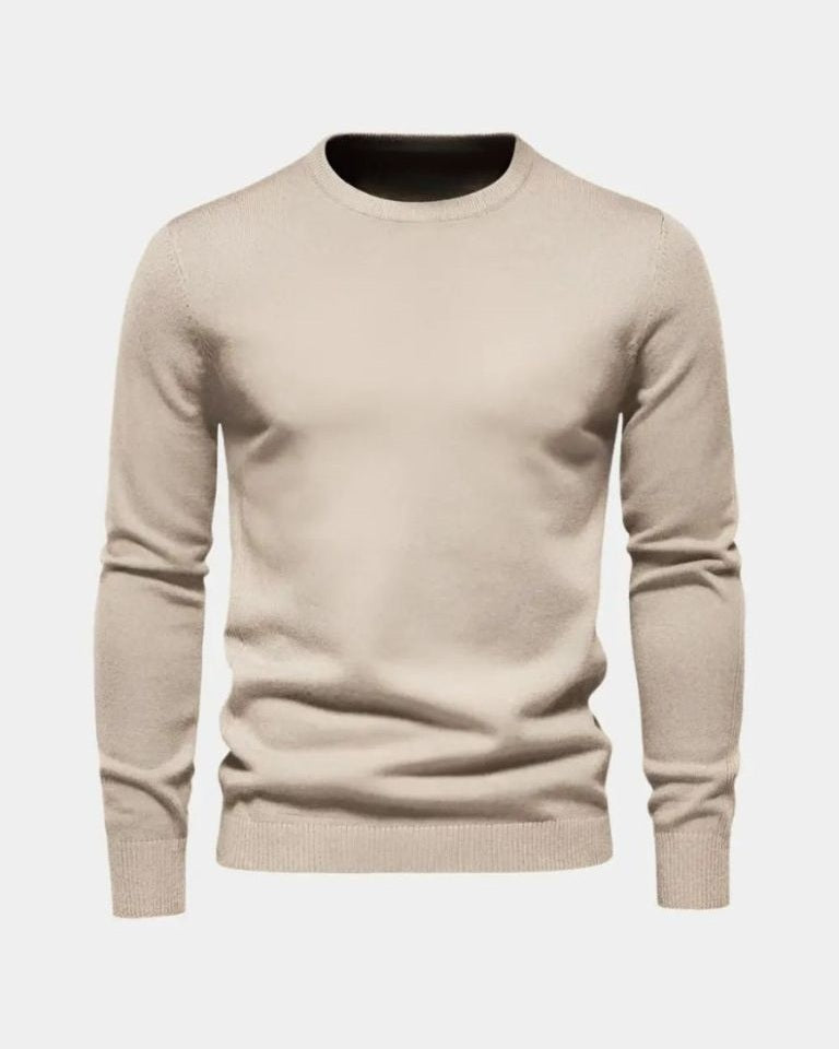 Rhys | Blue Crew-Neck Jumper
