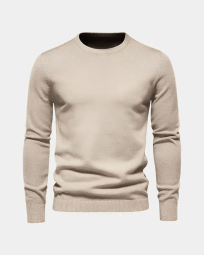 Rhys | Blue Crew-Neck Jumper