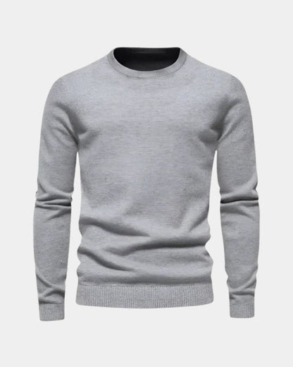 Rhys | Blue Crew-Neck Jumper