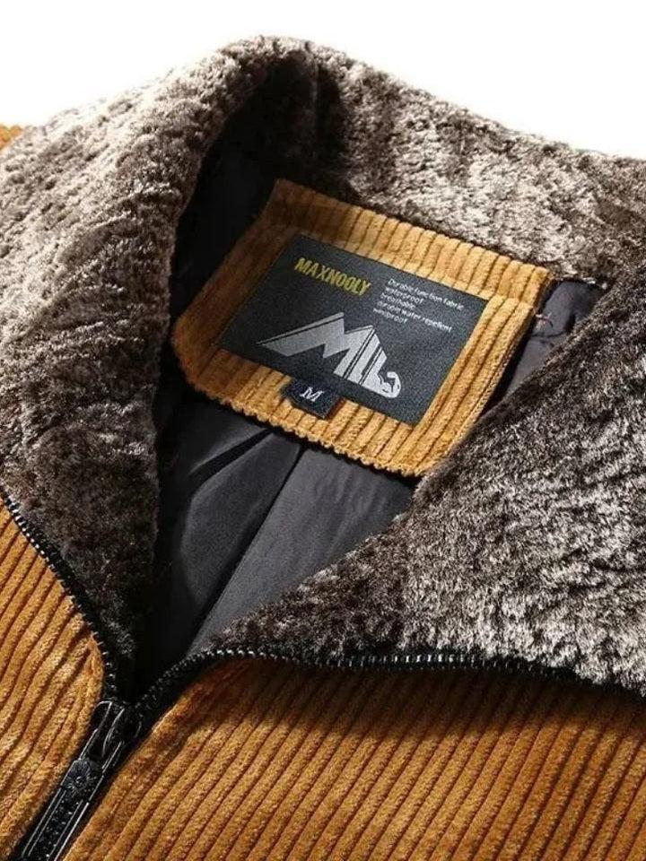 Rupert | Tan Corduroy-Look Jacket