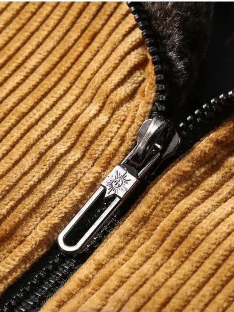 Rupert | Tan Corduroy-Look Jacket