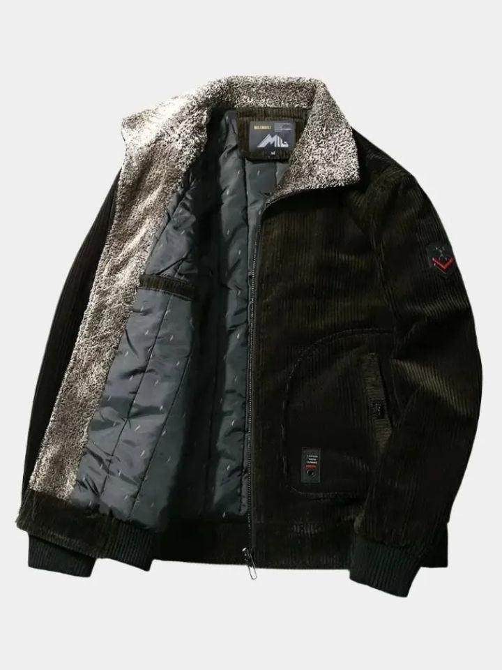 Rupert | Tan Corduroy-Look Jacket