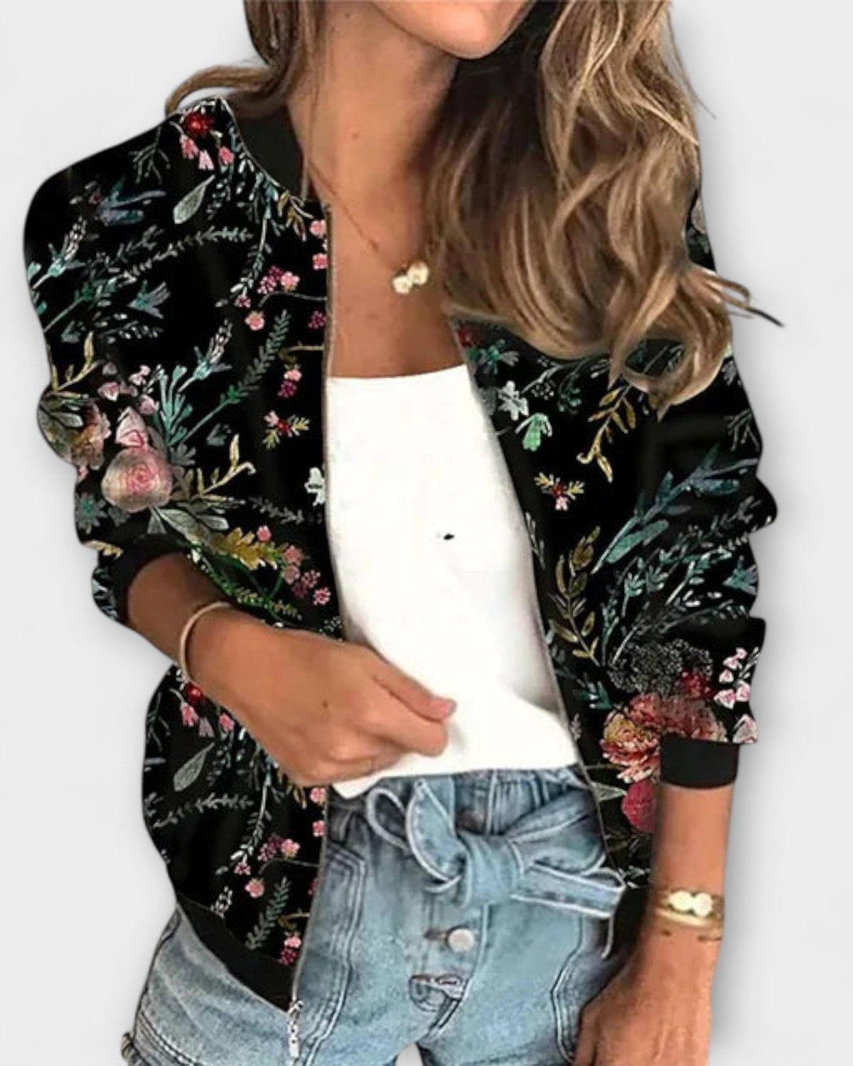 Rhona | Floral Print Puffer Jacket
